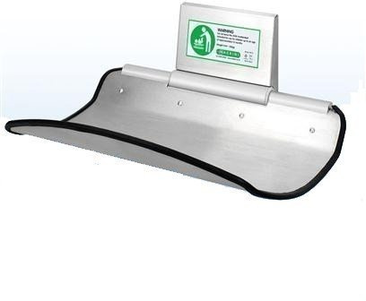 Hygiene-shop Top-Select Wickeltisch Aluminium und Edelstahl gebürstet - Sehr elegant und hohe Qualität