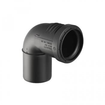 Geberit 390324141 Bogen Silent-PP mit Muffe, 87.5 Grad DN 75