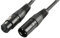 PULSE PLS00269 DMX Lead, 3 Pin XLR Male to Female, 10m Black