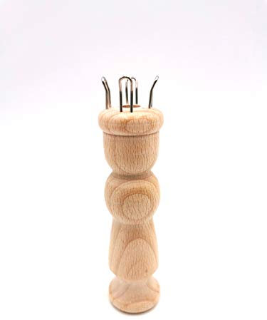 JOWE Strickliesel aus Buche mit 4 Ösen - Strickliesel für Kinder aus Holz Made in Austria