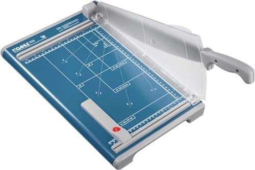 Dahle 533 Schneidemaschinen Papierschneider (Schnittleistung bis zu 15 Blatt/DIN A4) blau