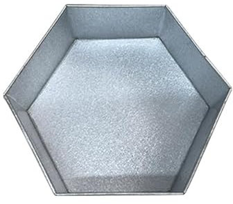 EUROTINS Single Hexagon Birthday Wedding Anniversary Cake Tin Mould Pan 6