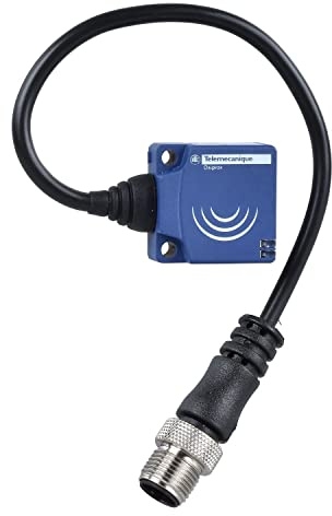 Schneider XS8E1A1MAL01U20 XS8-Induktiver Näherungsschalter 26x26x13, PBT, Sn 15mm, 24-240 V, 1/2 Zoll 0,15m