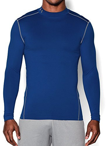 Under Armour Herren Langarmshirt UA CG Mock, Blau, XL, 1265648-400