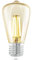 EGLO LED E27 Lampe, Amber Vintage Glühbirne, LED Lampe für Retro Beleuchtung, 3,5 Watt (entspricht 22 Watt), 220 Lumen, E27 LED warmweiß, 2200 Kelvin, LED Leuchtmittel, Edison Glühbirne ST48, Ø 4,8 cm
