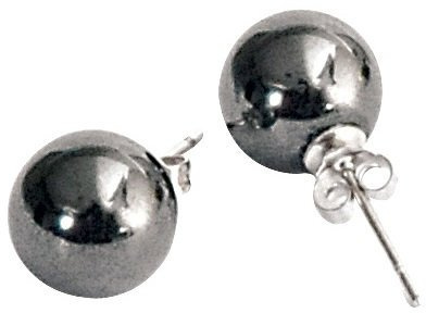 Magnetische Ohrringe mit Hämatit-Perlen für Wohlbefinden