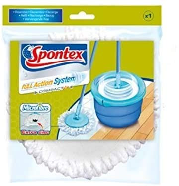 Spontex 10 PCS MOP Replacement Full Action System PLUS100% Microfibre MOCIO Original