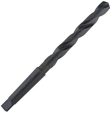 UK Drills 9.5mm Ground Morse Taper Shank Drill Bit High Speed Steel Spiral Flute