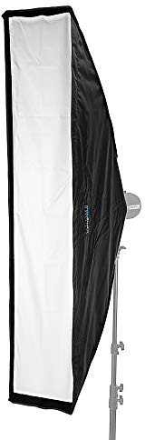 Fotodiox EZ-Pro Strip Softbox 12x56 with Speedring for Balcar, White Lightning, X800, X1600, X3200 Strobe Light
