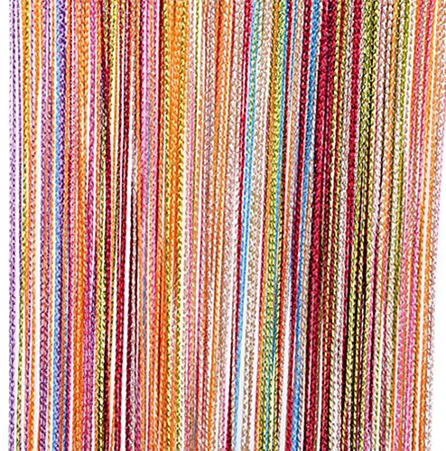 Tangpan 7 Color Colorful Door String Thread Fringe Window Panel Room Divider String Curtain Cute Strip Tassel in Party Events