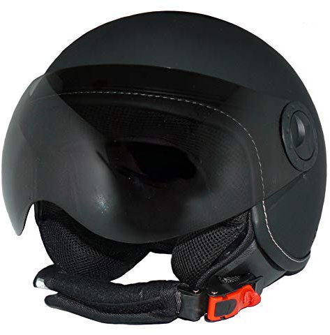 protectWEAR Jethelm Motorradhelm mit Visier H730-MS-L