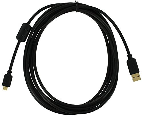 Dragon Trading® Lot de 2 câbles de charge USB de 2 m pour manette Sony PS4 avec connecteurs en or plaqué