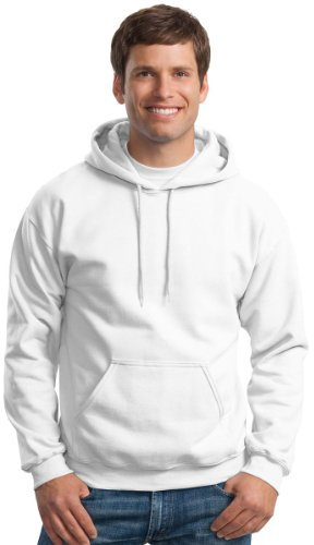 Gildan Heavy Blend Unisex Kapuzenpullover/Hoodie/Kapuzensweater (3XL) (Weiß)