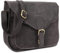 LEABAGS Leder Handtasche Damen I Premium Echtleder Umhängetasche I Damen Schultertasche I Damentasche I Tragetasche für Arbeit Uni Schule Freizeit I Größe L (32 x 31 x 9 cm) I Nature Dunkelbraun
