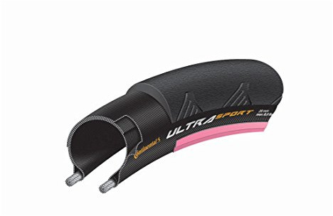 Continental Ultra Sport II Reifen, Schwarz/Pink, 25-622