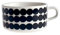 Marimekko - Teetasse, Tasse - Oiva-Siirtolapuutarha - Steingut - Weiß-Schwarz - 250 ml - 1 Stück