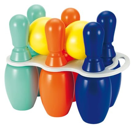 Ecoiffier - 156 - giochi all'aperto - 6 Bowling - Bowling Gigante - 30 cm, Modelli/Colori Assortiti, 1 Pezzo