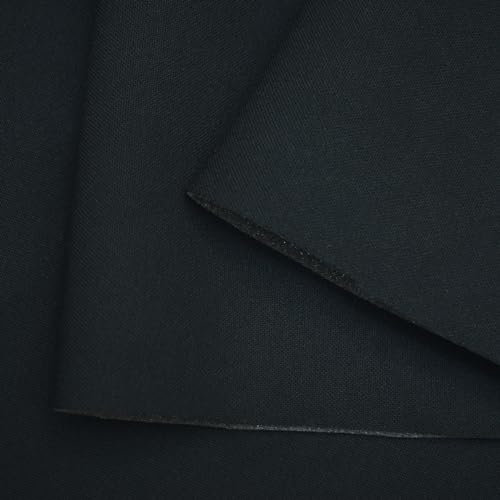 Ch.Cabanski Autohimmelstoff Himmelstoff Dachhimmel gewirke Himmel Meterware (Schwarz)