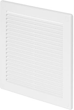 Griglia di copertura per bocchetta di aerazione, 200 x 200 mm, colore bianco