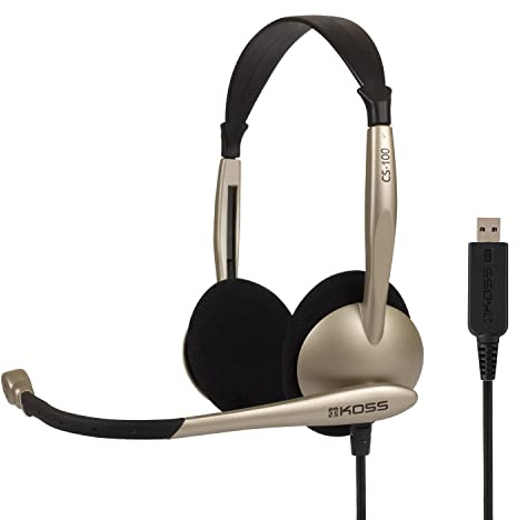 Inakustik CS100 USB - Double-Sided Electret Noise-Cancelling Mic, Gold/Black