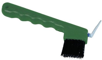 Agritura Hufkratzer mit Bürste (grün)