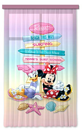 Gardine/Vorhang FCS L 7107 Disney, Mickey Mouse, 140 x 245 cm, 1-teilig