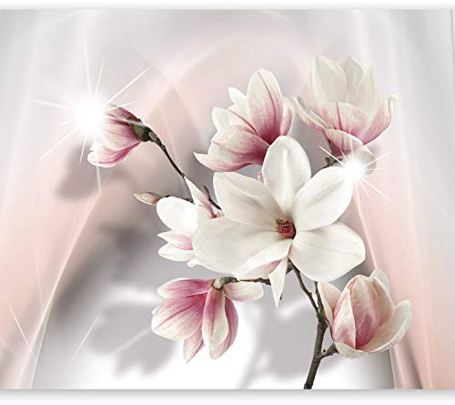 Fototapete murando Blumen 400x280 cm Vlies Tapeten Wandtapete XXL Moderne Wanddeko Design Wand Dekoration Wohnzimmer Schlafzimmer Büro Flur Blumen b-A-0201-a-b