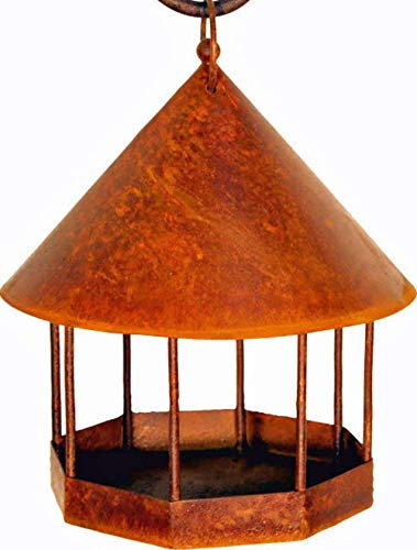 Dewoga Vogelhaus zum Hängen H ca 30 cm Vogelfutterhaus Vogelhäuschen