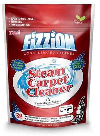Fizzion Clean Stain Remover Steam Carpet Cleaner Tablets (20 Count)