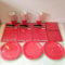 Red Tableware Pack for 40 Guests