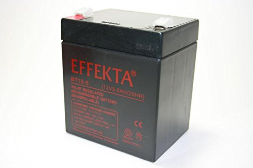 Effekta AGM Akku Batterie Typ BT 12-5 12V 5Ah Anschluß 6,3mm