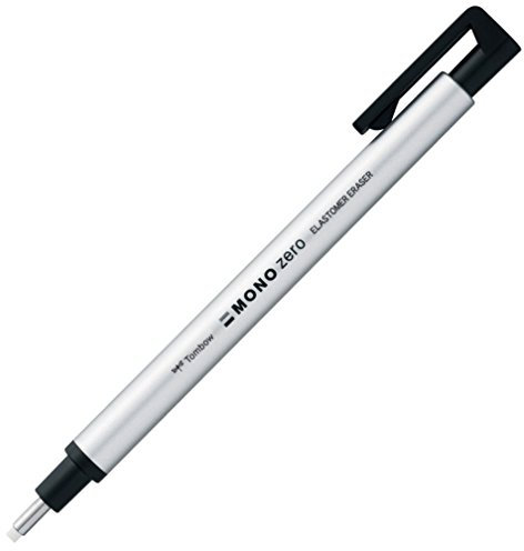 Tombow Radiergummi, Mono Zero Round Shapre Silber (EH-KUR04)