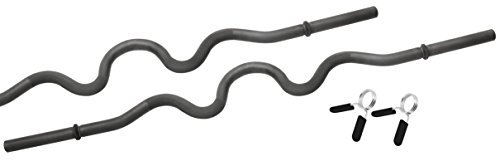 Bad Company Super SZ-Hantelstange 120 cm Black inkl. Federverschlüssen 30/31 mm