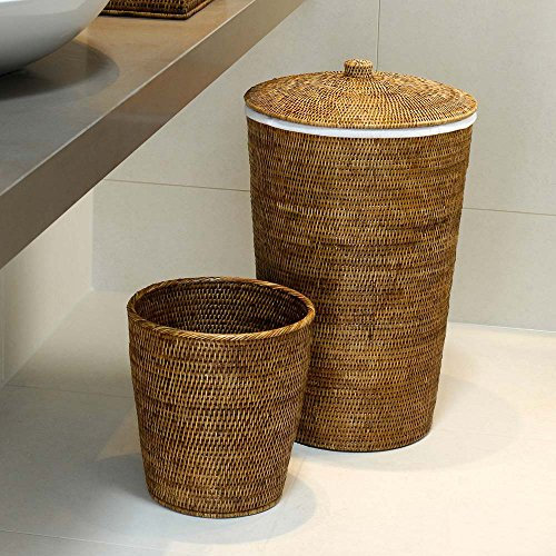 Basket Korb-Set R dunkel Decor Walther Wäschekorb Papierkorb