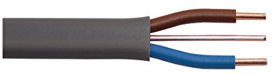 100 metre drum 6242YH 1mm Twin & Earth General Wiring Cable (Grey)