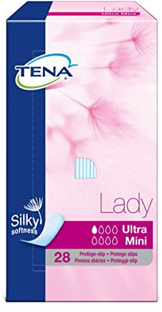 Tena SCAHP761130 Lady Ultra Mini Slipeinlagen, 28 Stück, 2 Sets