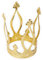Krone Gold, elegant, Metallkrone, Krönchen, Prinzessinnenkrone, Märchen (Modell P)