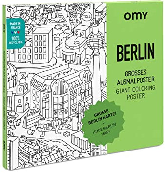 OMY Giant Coloring Poster 70 x 100, Berlin