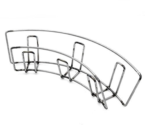 Char-Broil 140 514 - Support premium pour ribs en acier inoxydable.