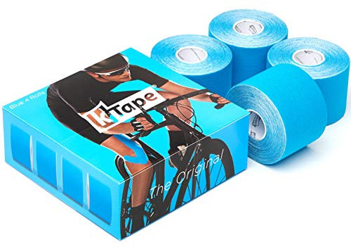 K-Tape® Blau Box of 4 (4 Rollen, à 5cm x 5m)