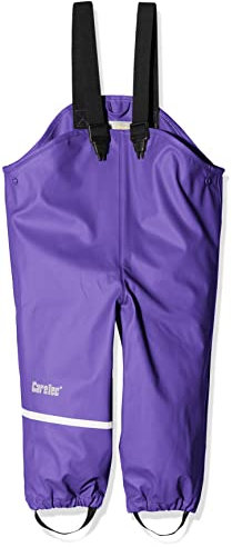 CareTec Rain Overall - PU w/o fleece, Pantaloni Impermeabili Bambine e ragazze, Viola Purple (633), 92