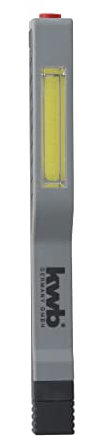 kwb COB-LED Stiftleuchte (superhell mit drehbarem, magnetischem Clip, passend für Hemd oder Hose)