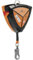 Deltaplus AN14008T Absturzsicherung 8 M Abs Gurt Breite 25 Mm + 1 Verbindungsmittel Am016 Mit Wirbel Und Sturzanzeiger, Orange, Größe 8 m