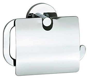 SMEDBO LK3414 Toilettenpapierhalter Loft mit Deckel, Messing, silber