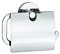 SMEDBO LK3414 Toilettenpapierhalter Loft mit Deckel, Messing, silber