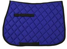 Pfiff 101534 Basicline VS Schabracke, Sattelunterlage, Pony Blau