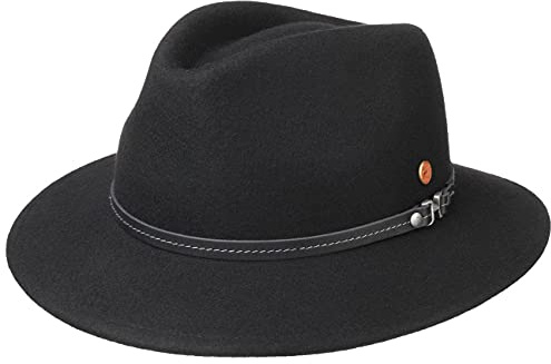 Mayser Mathis Trekkinghut Traveller Wollfilzhut Ledergarnitur Made in EU Damen Sommer Winter