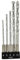 Dekton 5pc 1/4 Masonry Drill Set 4-10mm - Hex Shank, Ideal For Most Drills | 118 Degree Angle Point | Zinc Coated Carbon Steel | Includes Heavy Duty Storage Case | Durable & Precision Engineering
