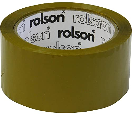 Rolson 60388 50 mm Parcel Tape - Brown