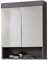 trendteam smart living - Runner - Spiegelschrank - Rauchsilber - kompakter Badspiegel mit Ablage - (BxHxT) 58 x 75 x 18 cm - 3 Fächer und 2 Einlegeböden - Kratzfest